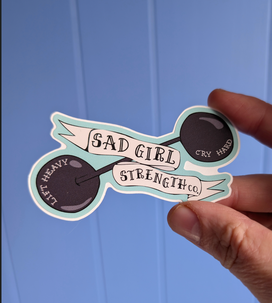 Sad Girl Strength Co. Stickers