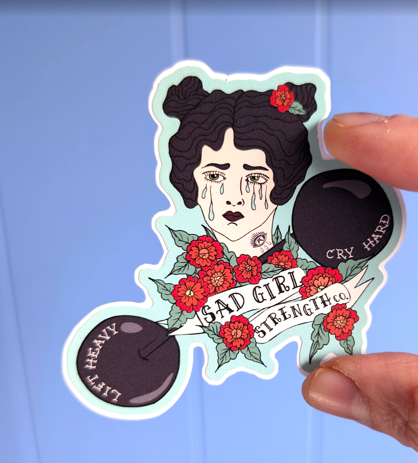 Sad Girl Strength Co. Stickers