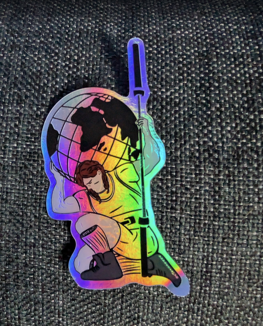 Lex vs The World holo sticker