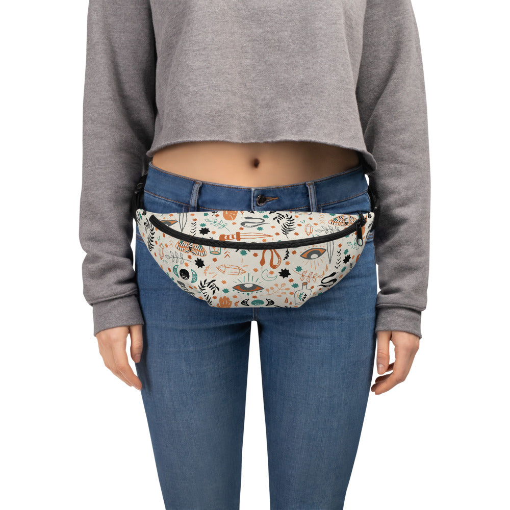 Fanny Pack - Esoteric Ephemera -White