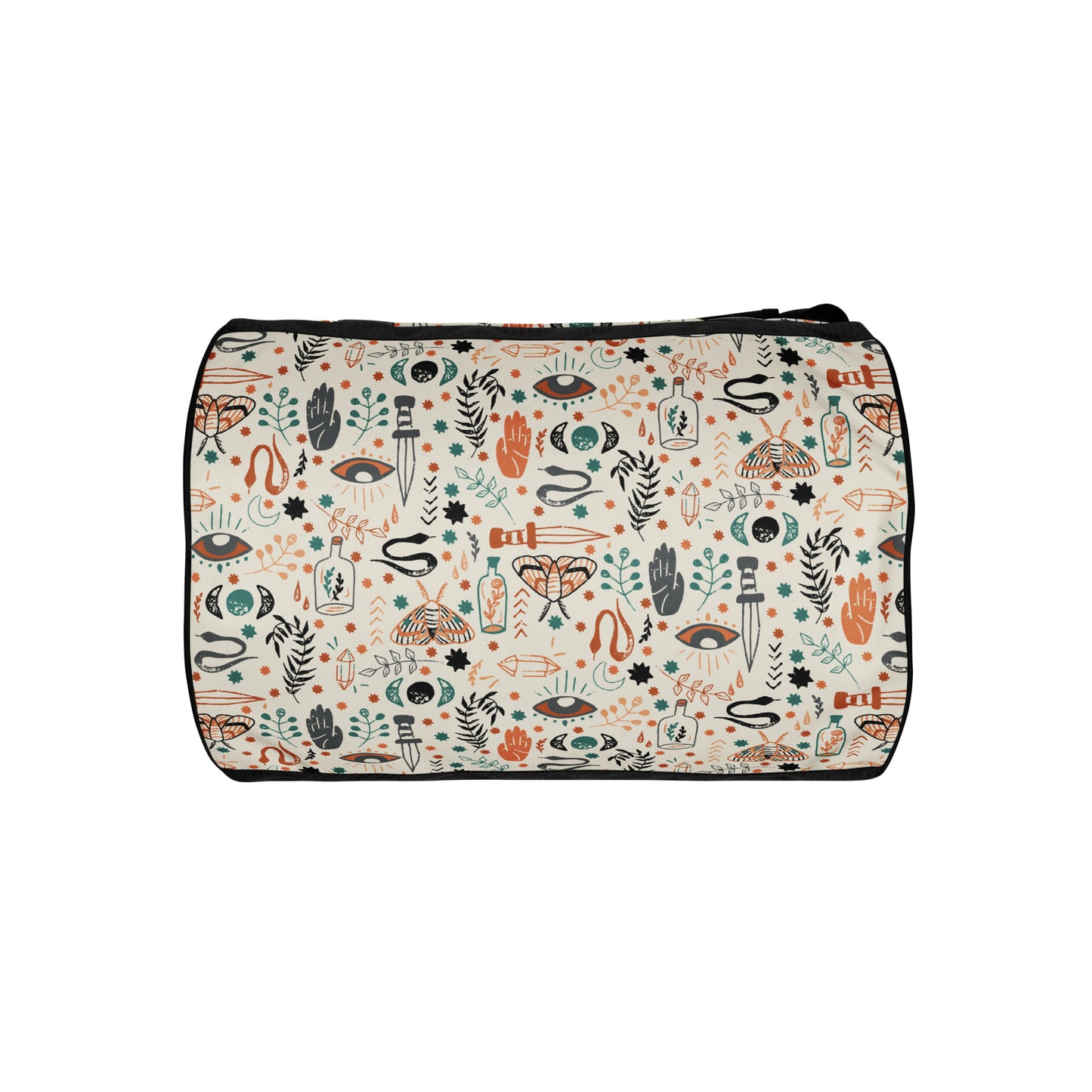 All-over print duffel bag - esoteric ephemera