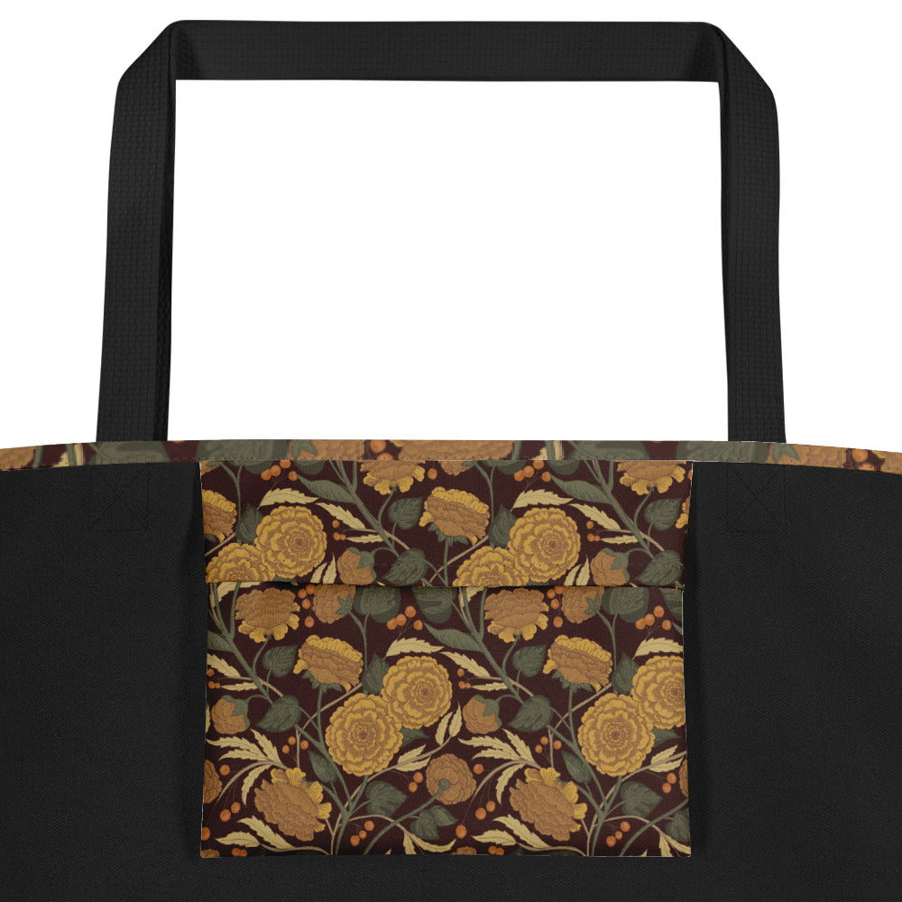 late bloomer (autumn) - large tote bag