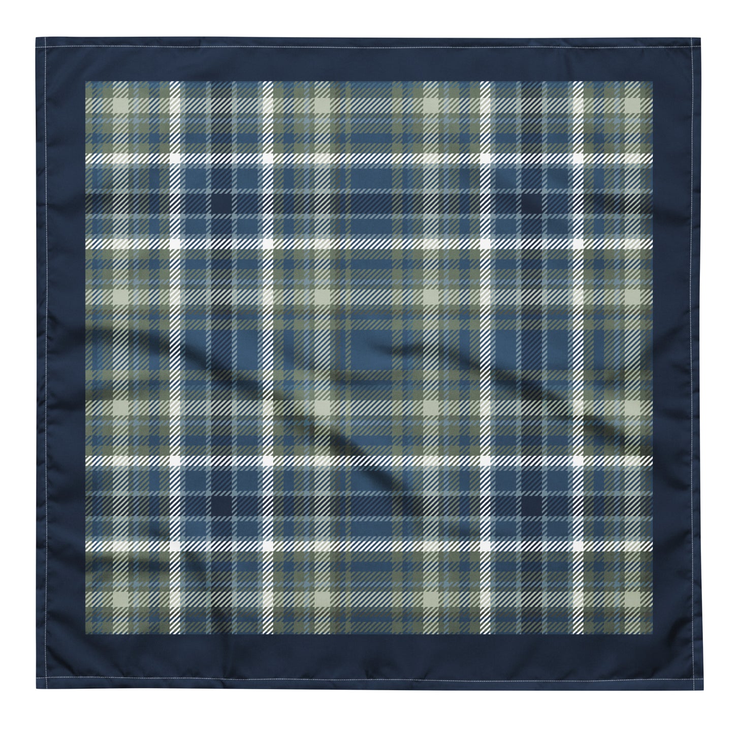 perfect plaid (cool) - bandana (3 sizes)