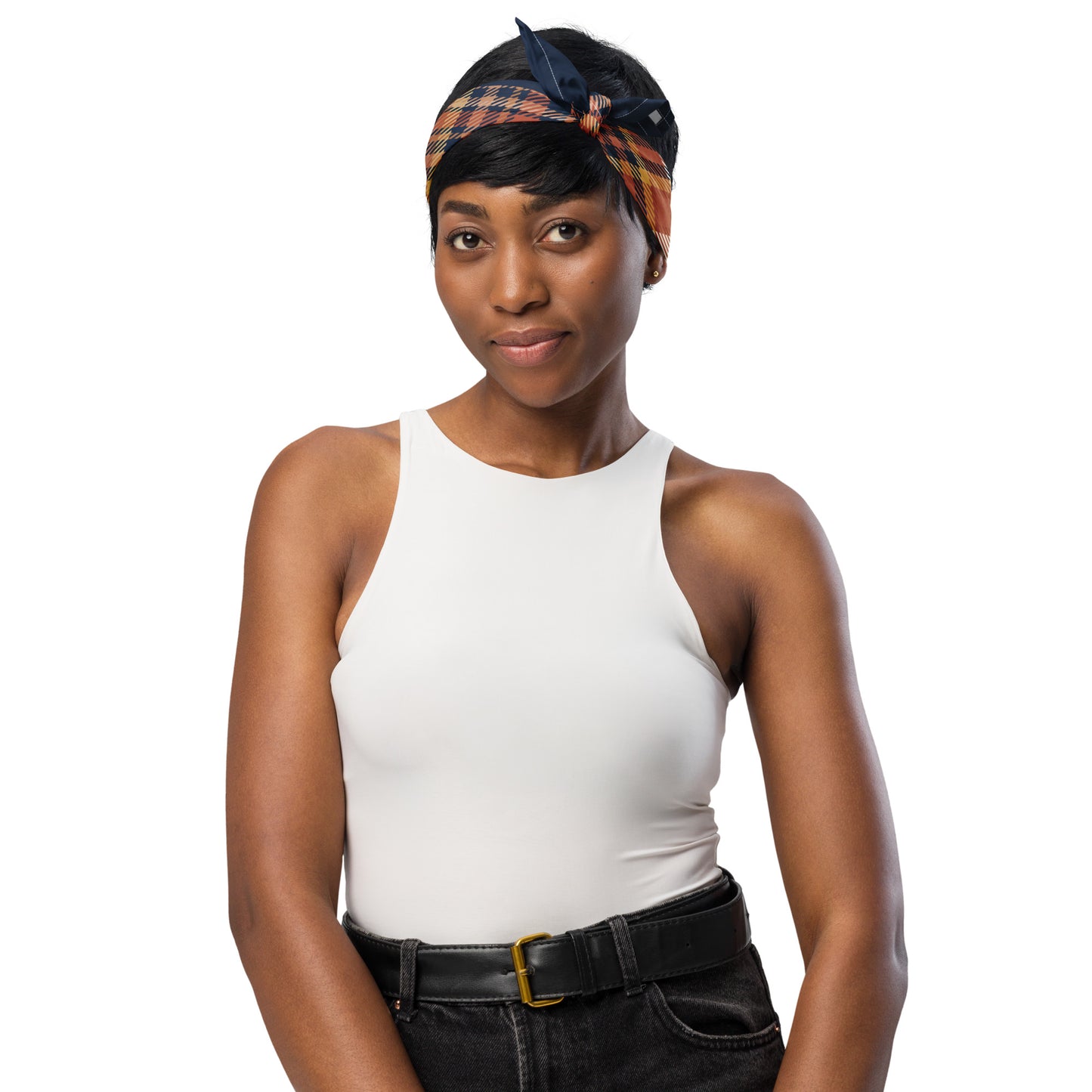 perfect plaid (warm) - bandana (3 sizes)