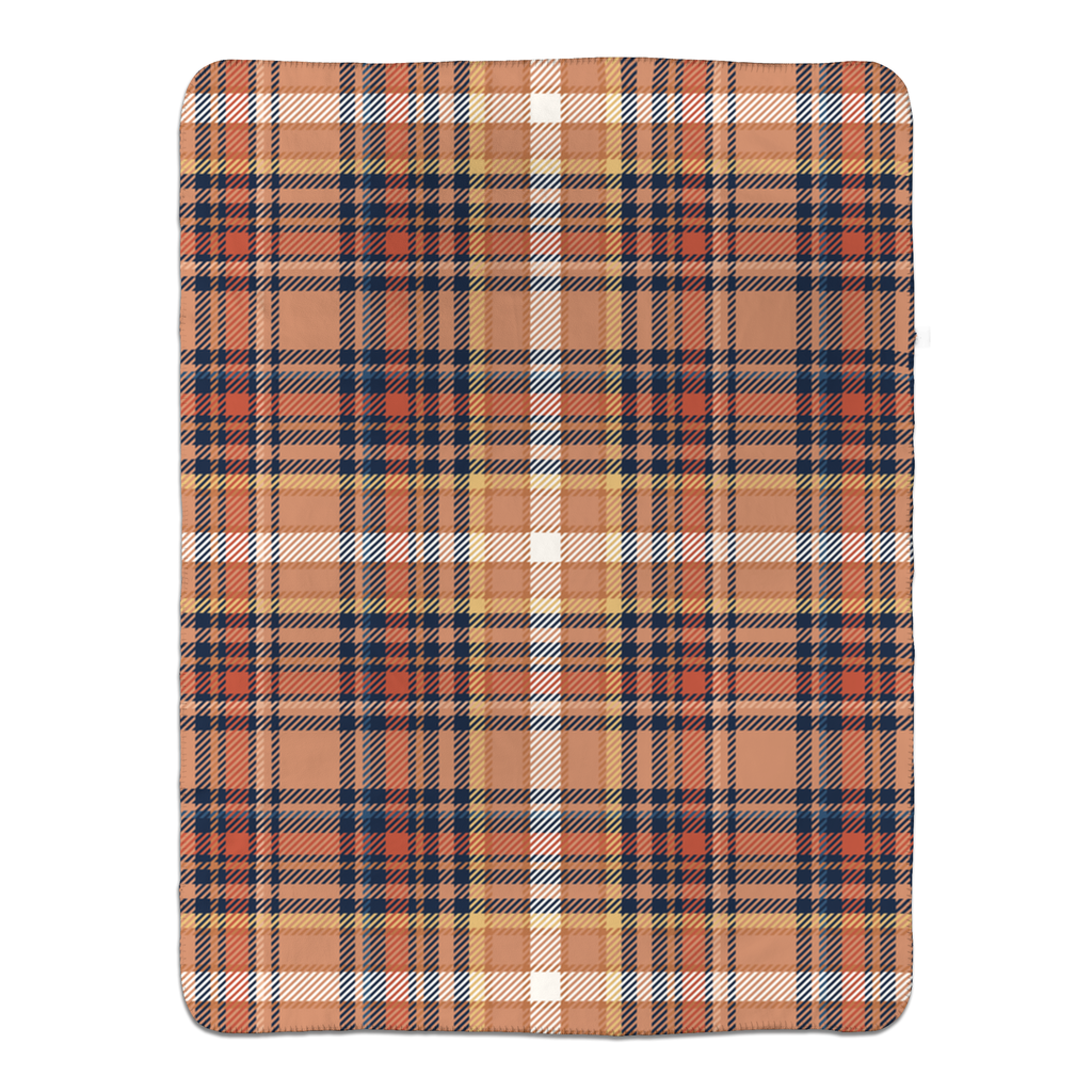 perfect plaid (warm)- sherpa blanket (2 sizes)